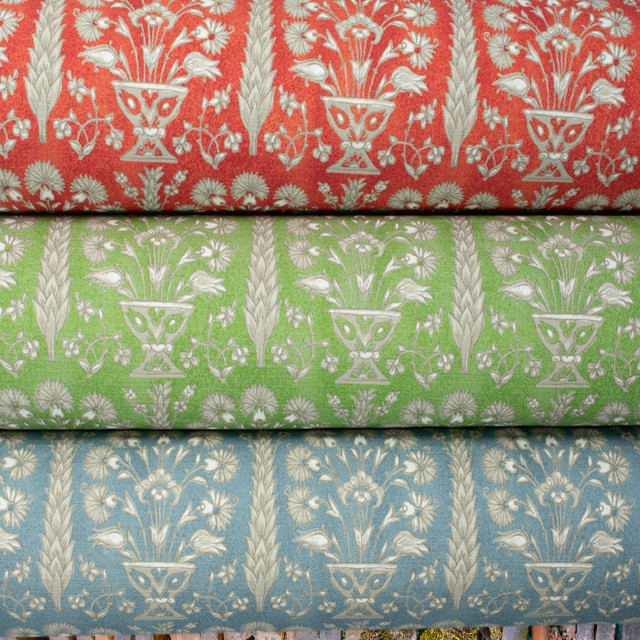 Athens cotton printed fabric