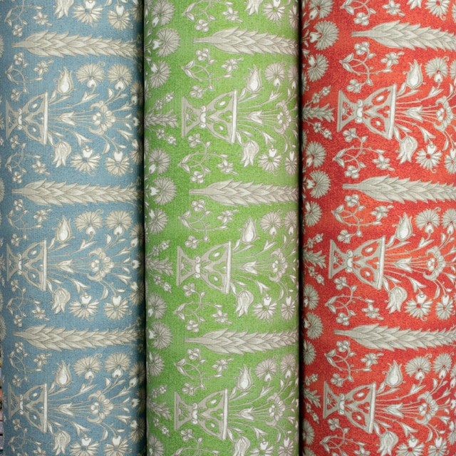 Athens cotton printed fabric