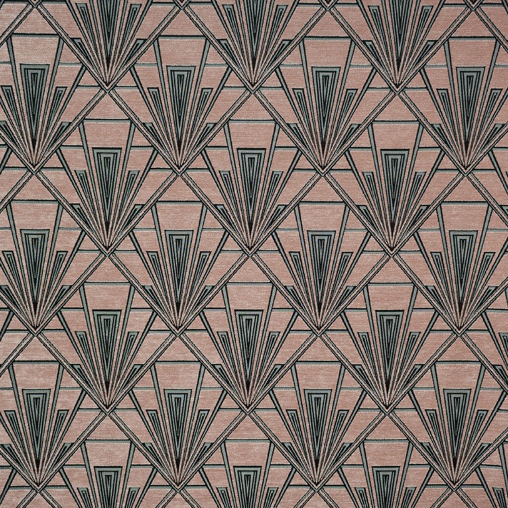 Gatsby is a geometric art deco chenille