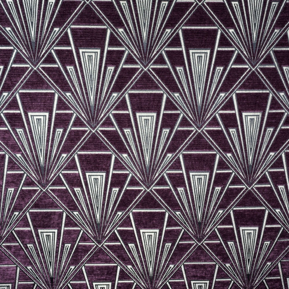 Gatsby is a geometric art deco chenille