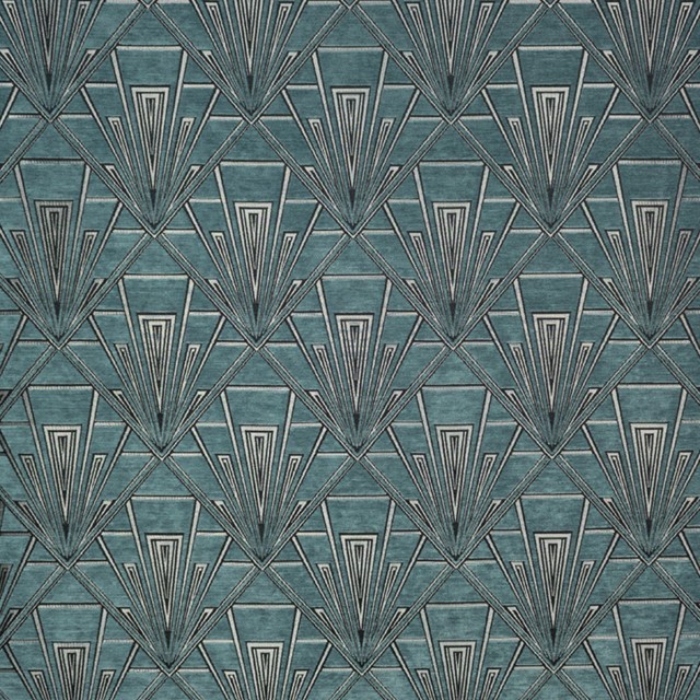 Gatsby is a geometric art deco chenille