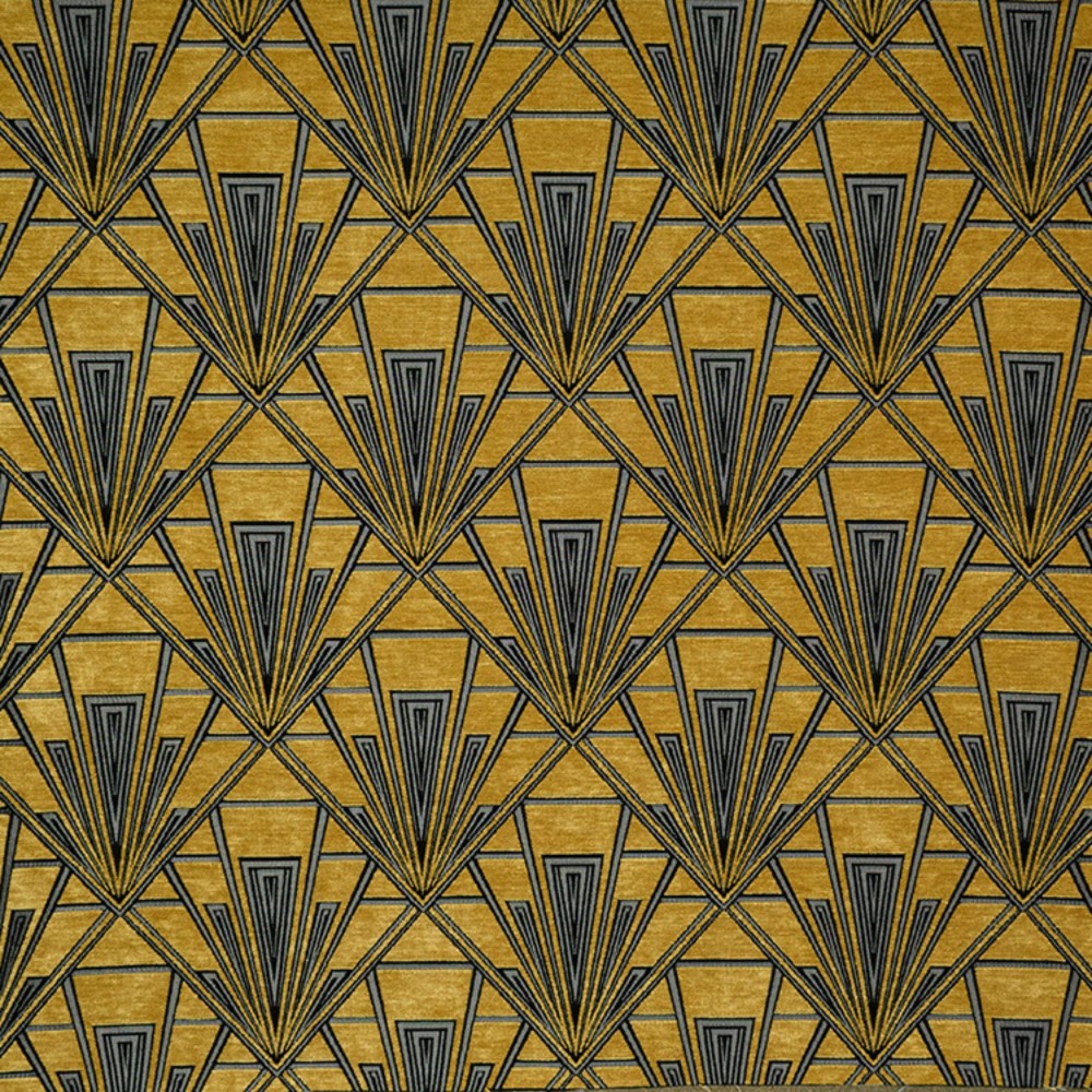 Gatsby is a geometric art deco chenille