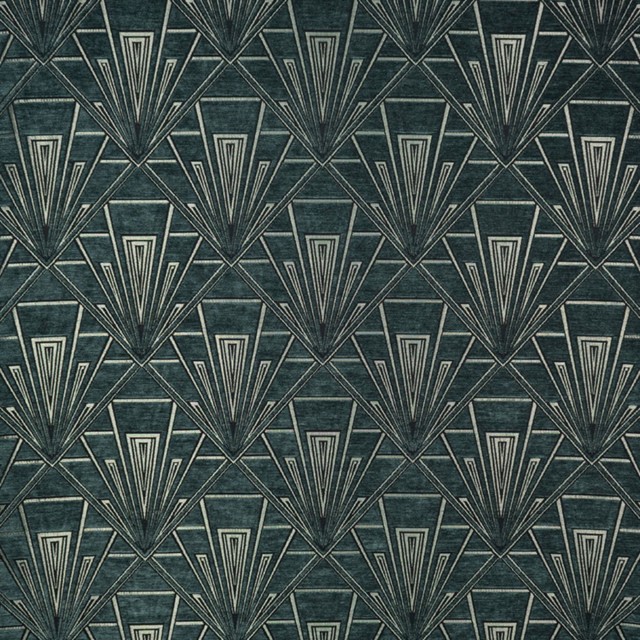 Gatsby is a geometric art deco chenille