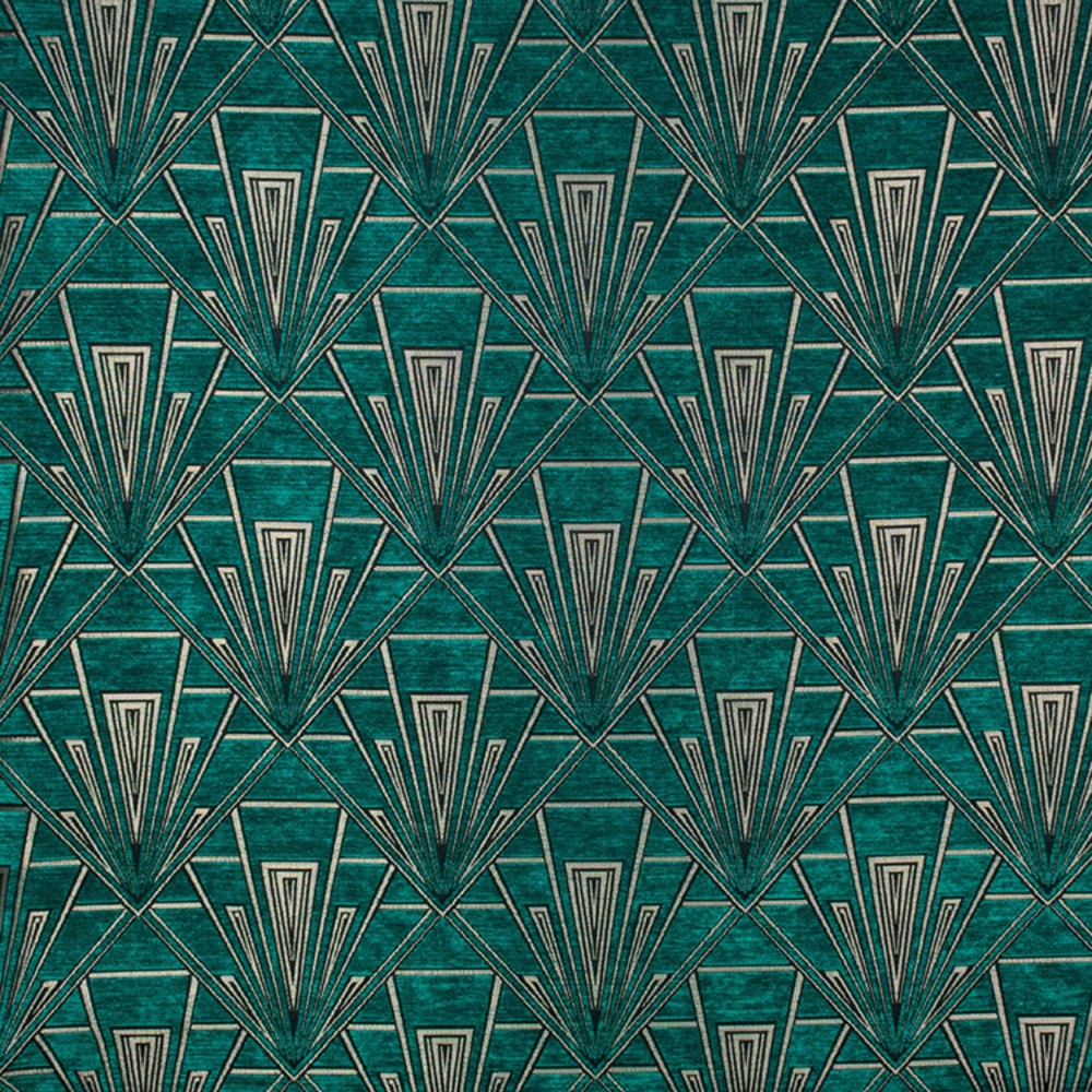 Gatsby is a geometric art deco chenille