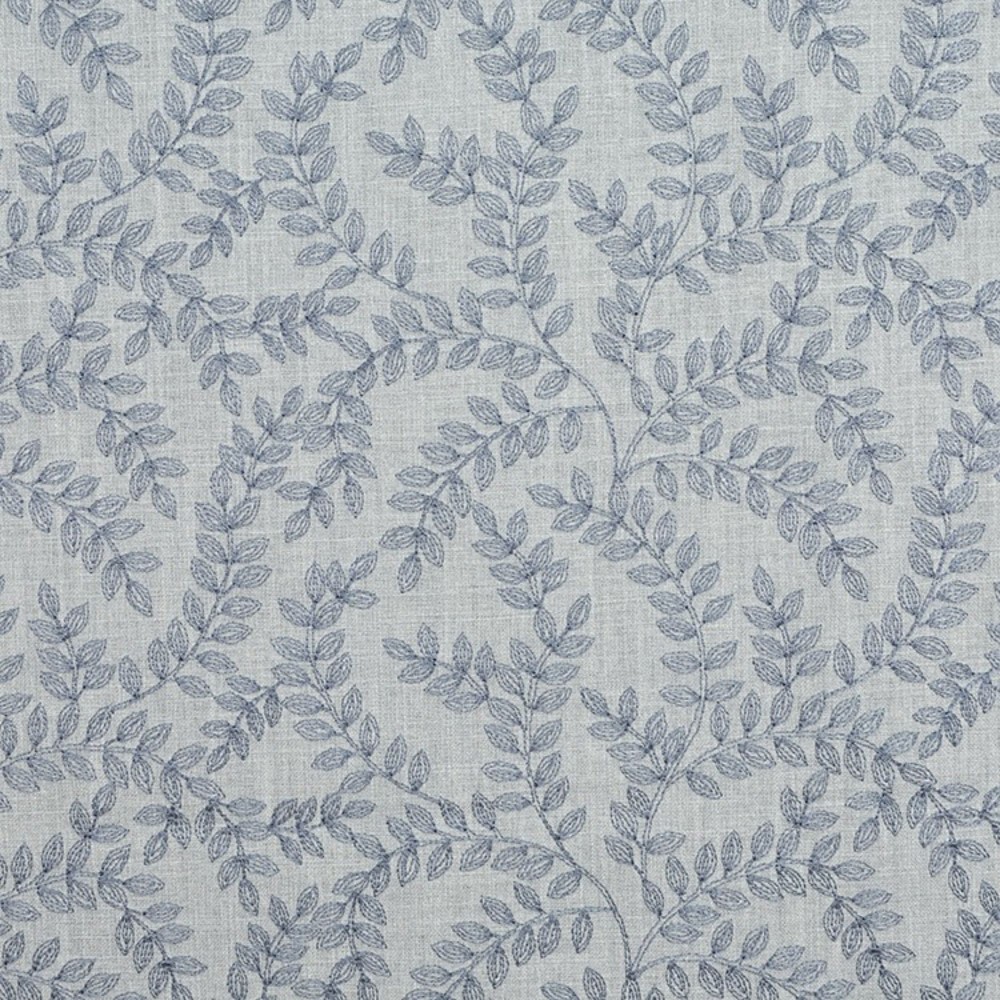 Wisley leaf trellis embroidery fabric