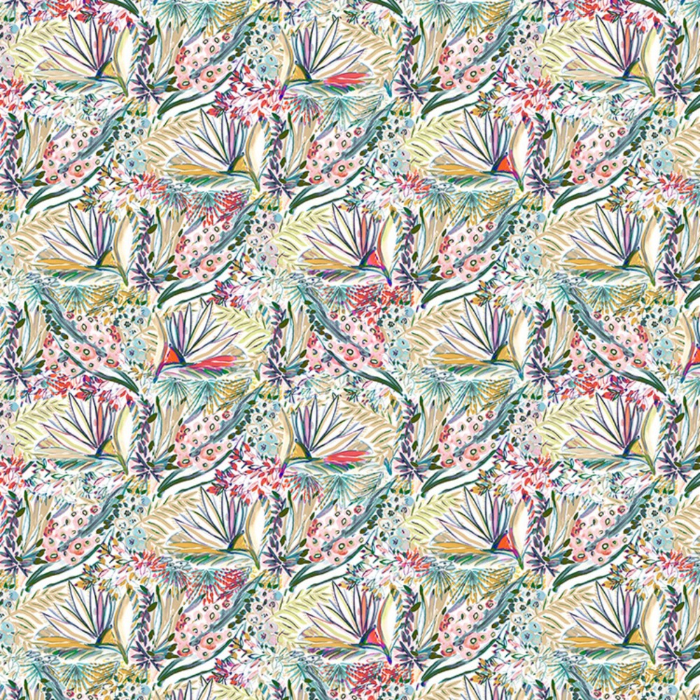 Orchard printed cotton fabric