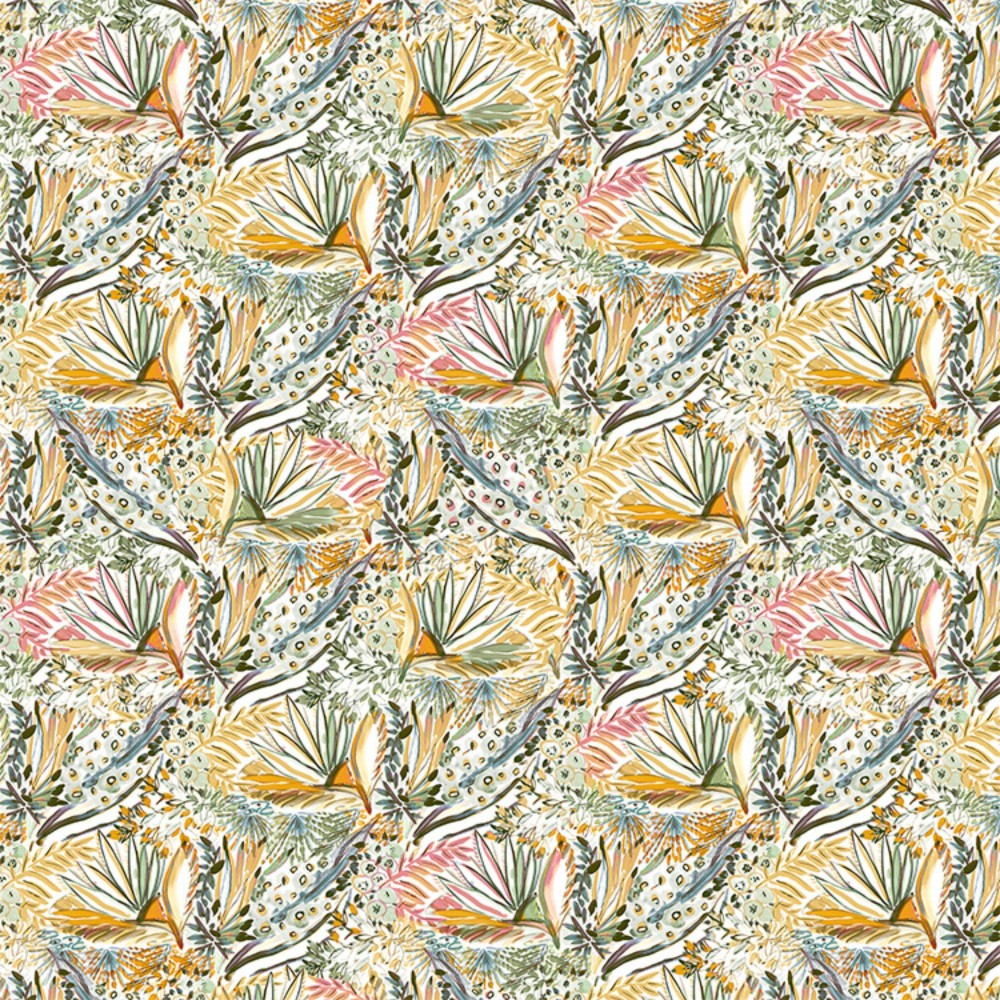 Orchard printed cotton fabric