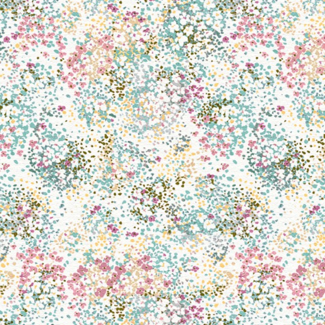 Blossom printed cotton fabric