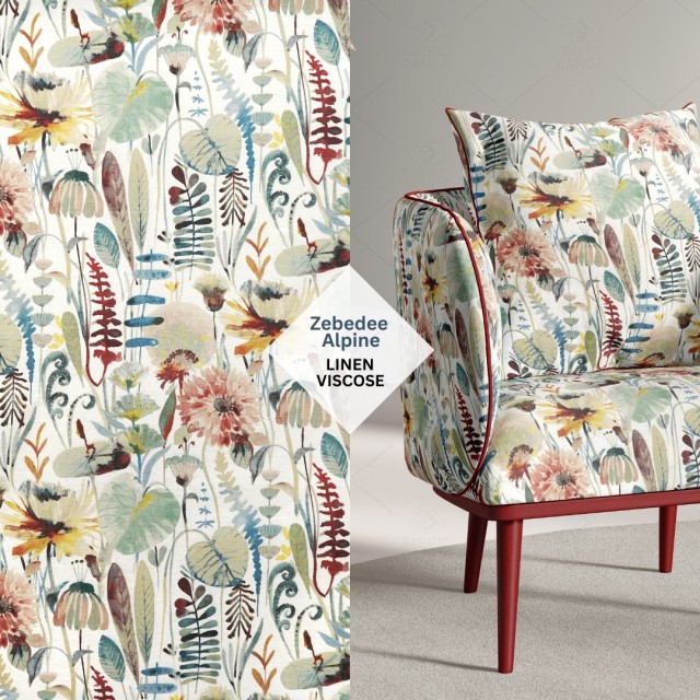 Zebedees Floral Fabric