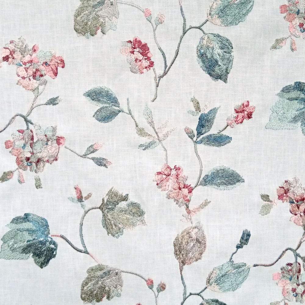 Embroidery Floral Fabric