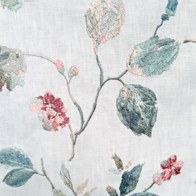 Embroidery Floral Fabric