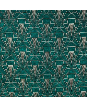 Gatsby Green Velvet Fabric