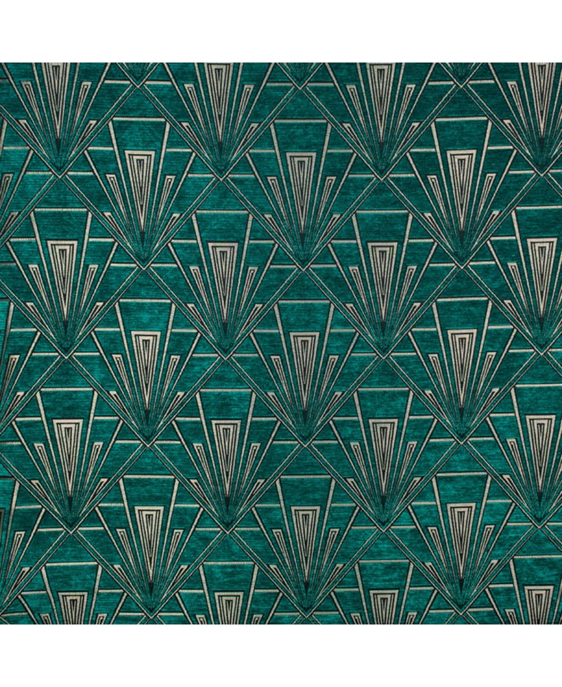 Gatsby Green Velvet Fabric