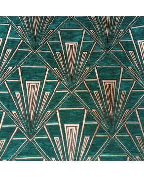 Gatsby Green Velvet Fabric