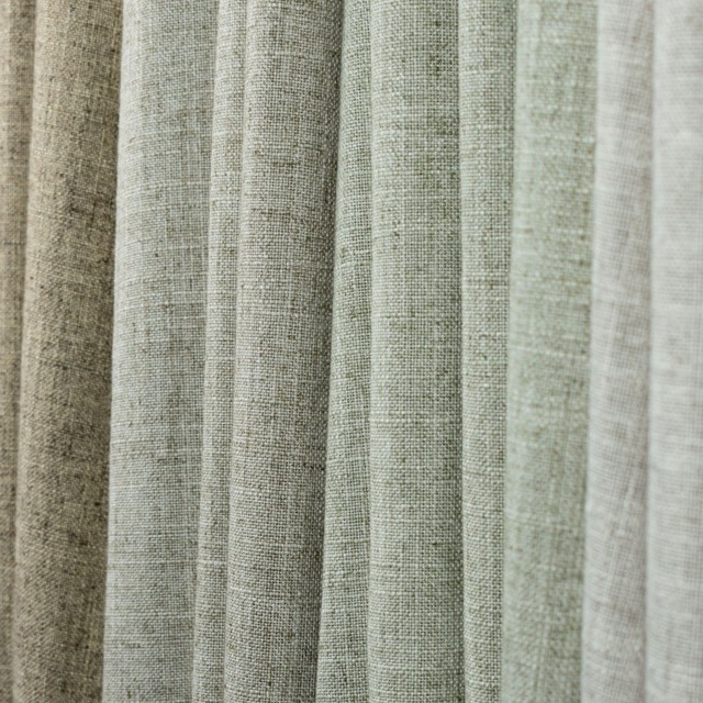 Oyster Bay a cool plain linen effect fabric