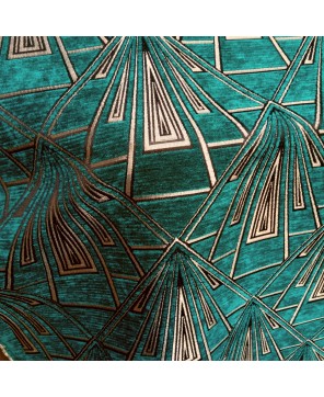 Gatsby Green Velvet Fabric