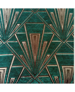 Gatsby Green Velvet Fabric